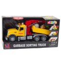Ciężarówka Do Sortowania Śmieci Pojemniki Na Odpady Światła Dźwięki LEAN Toys
