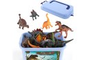 Dinozaury Zestaw Figurek Park Akcesoria Pudełko 46 Elementów LEAN Toys