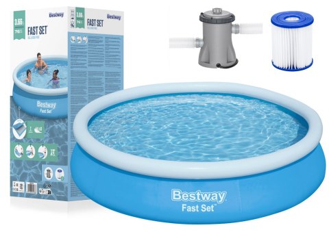Dmuchany Basen Rozporowy 366 x 76 cm Bestway 57274 Bestway Dmuchany Basen Rozporowy 366 x 76 cm Bestway 57274 Bestway
