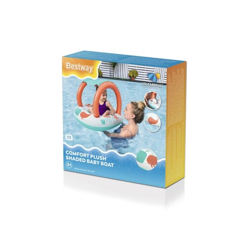 Dmuchany Ponton z Daszkiem 84 x 67cm Bestway 34203 Bestway Dmuchany Ponton z Daszkiem 84 x 67cm Bestway 34203 Bestway