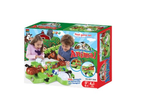 Gra Zręcznościowa Farma Głodne Zwierzęta Kulki LEAN Toys Gra Zręcznościowa Farma Głodne Zwierzęta Kulki LEAN Toys