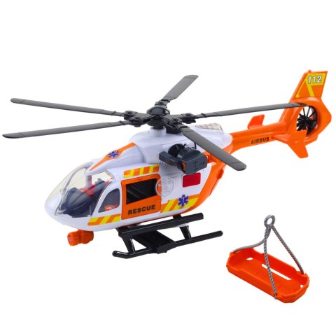 Helikopter Ratunkowy Hak Nosze Światła Dźwięki 1:14 LEAN Toys Helikopter Ratunkowy Hak Nosze Światła Dźwięki 1:14 LEAN Toys