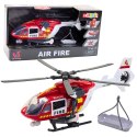 Helikopter Straży Pożarnej Hak Nosze Światła Dźwięki 1:14 LEAN Toys