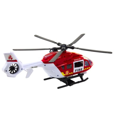 Helikopter Straży Pożarnej Hak Nosze Światła Dźwięki 1:14 LEAN Toys Helikopter Straży Pożarnej Hak Nosze Światła Dźwięki 1:14 LEAN Toys