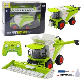 Kombajn Z Hederem Do Kukurydzy 2w1 Zdalnie Sterowany RC Efekt Pary 2.4G LEAN Toys