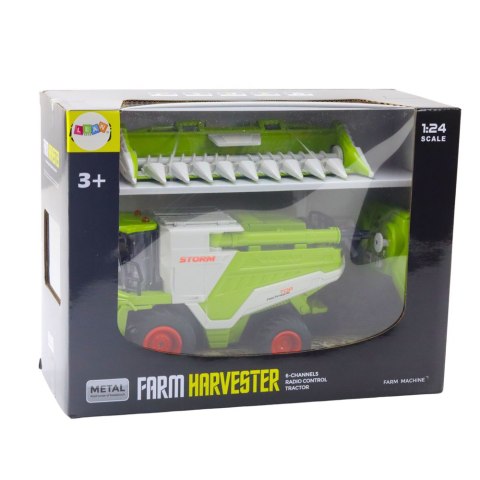 Kombajn Z Hederem Do Kukurydzy 2w1 Zdalnie Sterowany RC Efekt Pary 2.4G LEAN Toys Kombajn Z Hederem Do Kukurydzy 2w1 Zdalnie Sterowany RC Efekt Pary 2.4G LEAN Toys