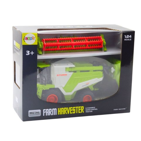 Kombajn Z Hederem Do Zboża 2w1 Zdalnie Sterowany RC Efekt Dymny 2.4G LEAN Toys Kombajn Z Hederem Do Zboża 2w1 Zdalnie Sterowany RC Efekt Dymny 2.4G LEAN Toys