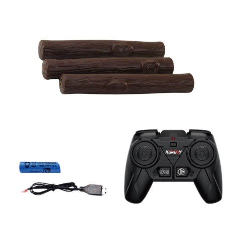 Traktor Rolniczy Z Przyczepą I Chwytakiem Zdalnie Sterowany RC 2.4G LEAN Toys Traktor Rolniczy Z Przyczepą I Chwytakiem Zdalnie Sterowany RC 2.4G LEAN Toys