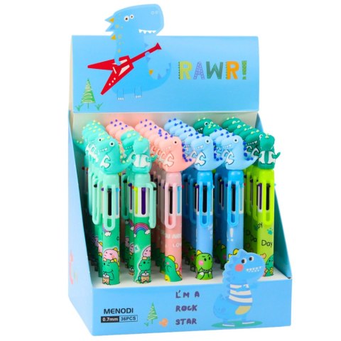 Długopis Figurka Dinozaura Wielokolorowy 0.7mm LEAN Długopis Figurka Dinozaura Wielokolorowy 0.7mm LEAN