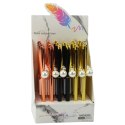 Długopis Metalowy Automatyczny Perła Niebieski Tusz 1.0mm LEAN