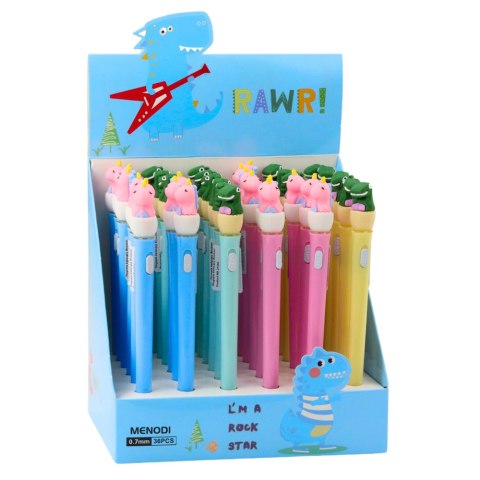 Długopis Świecący Dinozaur W Jajku Niebieski Tusz 0.7mm Mix LEAN Toys Długopis Świecący Dinozaur W Jajku Niebieski Tusz 0.7mm Mix LEAN Toys