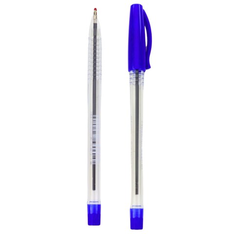 Długopis Z Zatyczką Niebieski Tusz Wkład Końcówka 0.7mm LEAN Długopis Z Zatyczką Niebieski Tusz Wkład Końcówka 0.7mm LEAN