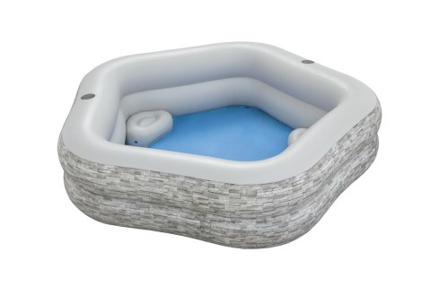 Dmuchany Basen Ogrodowy 213x 206x 53 cm Bestway 54423 Bestway Dmuchany Basen Ogrodowy 213x 206x 53 cm Bestway 54423 Bestway