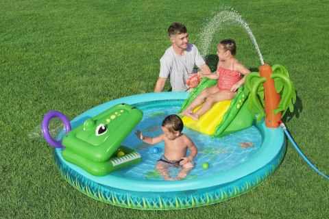 Dmuchany Plan Zabaw Krokodyl 224 x 181 x 72 cm Bestway 53166 Bestway Dmuchany Plan Zabaw Krokodyl 224 x 181 x 72 cm Bestway 53166 Bestway