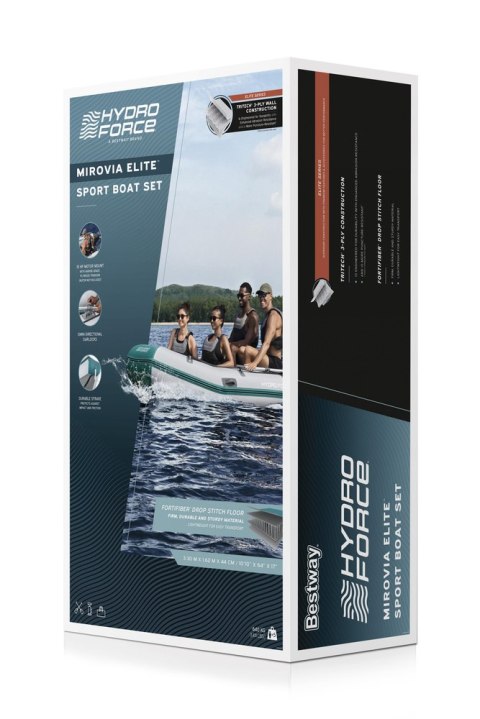 Dmuchany Ponton 330 x 162 x 44 cm Bestway 65049 Bestway Dmuchany Ponton 330 x 162 x 44 cm Bestway 65049 Bestway