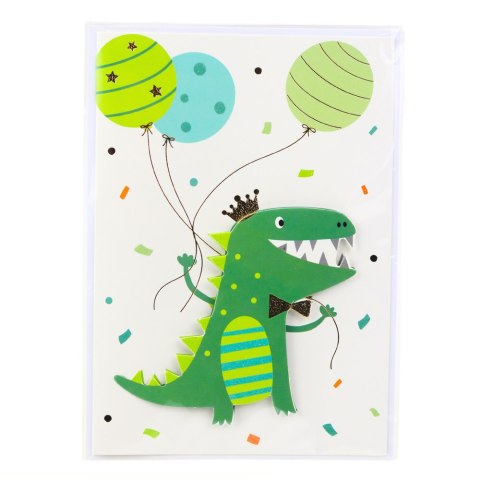 Kartka Okolicznościowa 3D Jednorożec Słoń Żaba Dinozaur + Koperta LEAN Kartka Okolicznościowa 3D Jednorożec Słoń Żaba Dinozaur + Koperta LEAN