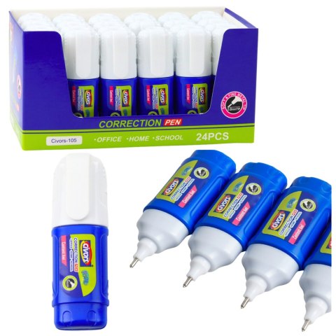 Korektor W Pisaku Szybkoschnący Szkolny Biurowy 6ml LEAN Korektor W Pisaku Szybkoschnący Szkolny Biurowy 6ml LEAN