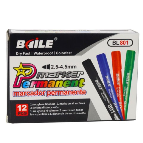 Marker Permanentny Wodoodporny Niebieski 2,5-4,5 mm LEAN Marker Permanentny Wodoodporny Niebieski 2,5-4,5 mm LEAN