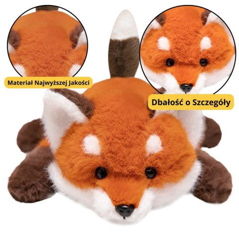 Pluszowa Maskotka Przytulanka Lisek Z Obciążonymi Łapkami 30cm LEAN Toys Pluszowa Maskotka Przytulanka Lisek Z Obciążonymi Łapkami 30cm LEAN Toys