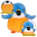 Pluszowa Maskotka Przytulanka Ptak Niebiesko Pomarańczowy 12cm LEAN Toys
