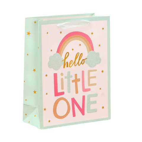 Torba Prezentowa Dla Dziecka Hello Baby Little One 36 x 12 x 10cm LEAN Torba Prezentowa Dla Dziecka Hello Baby Little One 36 x 12 x 10cm LEAN