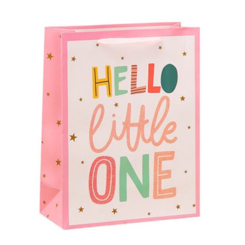 Torba Prezentowa Dla Dziecka Hello Baby Little One 36 x 12 x 10cm LEAN Torba Prezentowa Dla Dziecka Hello Baby Little One 36 x 12 x 10cm LEAN