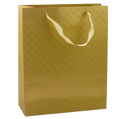 Torba Prezentowa Papierowa Złota Elegancka 32 x 26 x 12cm LEAN Torba Prezentowa Papierowa Złota Elegancka 32 x 26 x 12cm LEAN