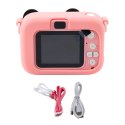 Aparat Cyfrowy Dla Dzieci Myszka Różowy 48Mpx HD 1080P LEAN Toys