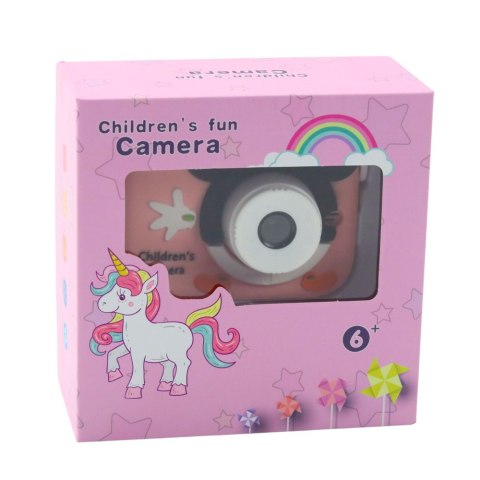 Aparat Cyfrowy Dla Dzieci Myszka Różowy 48Mpx HD 1080P LEAN Toys Aparat Cyfrowy Dla Dzieci Myszka Różowy 48Mpx HD 1080P LEAN Toys