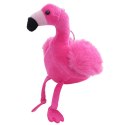 Flaming Pluszowy Brelok Puszysty Ozdoba Różowy 12cm LEAN TOYS