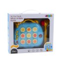 Gra Zręcznościowa Whac-A-Mole Młotek Dla Malucha Niebieska LEAN Toys