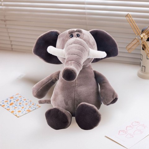Mała Pluszowa Maskotka Przytulanka Słoń Przyssawka 16cm LEAN TOYS Mała Pluszowa Maskotka Przytulanka Słoń Przyssawka 16cm LEAN TOYS
