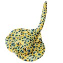 Maskotka Pluszowa Płaszczka Przytulanka Żółta W Kropki 50cm LEAN Toys