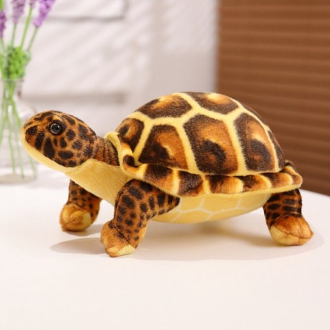 Maskotka Pluszowa Żółw Przytulanka Pluszak Brązowy 25cm LEAN Toys Maskotka Pluszowa Żółw Przytulanka Pluszak Brązowy 25cm LEAN Toys