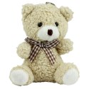 Miś Pluszowy Brelok Zawieszka Ozdoba Beżowy 8cm LEAN TOYS
