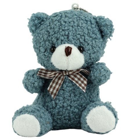 Miś Pluszowy Brelok Zawieszka Ozdoba Granatowy 8cm LEAN TOYS Miś Pluszowy Brelok Zawieszka Ozdoba Granatowy 8cm LEAN TOYS