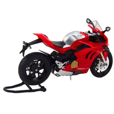 Motocykl Sportowy Metalowy Światła Dźwięki Czerwony 1:12 LEAN Toys Motocykl Sportowy Metalowy Światła Dźwięki Czerwony 1:12 LEAN Toys