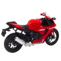Motocykl Sportowy Metalowy Światła Dźwięki Czerwony R1 1:12 LEAN Toys