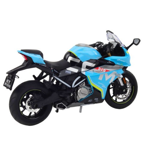 Motocykl Sportowy Metalowy Światła Dźwięki Niebieski 1:12 LEAN Toys Motocykl Sportowy Metalowy Światła Dźwięki Niebieski 1:12 LEAN Toys