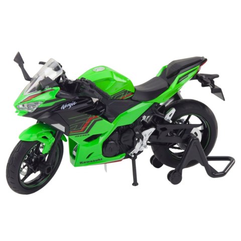 Motocykl Sportowy Metalowy Światła Dźwięki Zielony 1:12 LEAN Toys Motocykl Sportowy Metalowy Światła Dźwięki Zielony 1:12 LEAN Toys