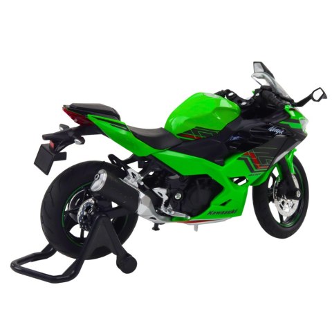 Motocykl Sportowy Metalowy Światła Dźwięki Zielony 1:12 LEAN Toys Motocykl Sportowy Metalowy Światła Dźwięki Zielony 1:12 LEAN Toys