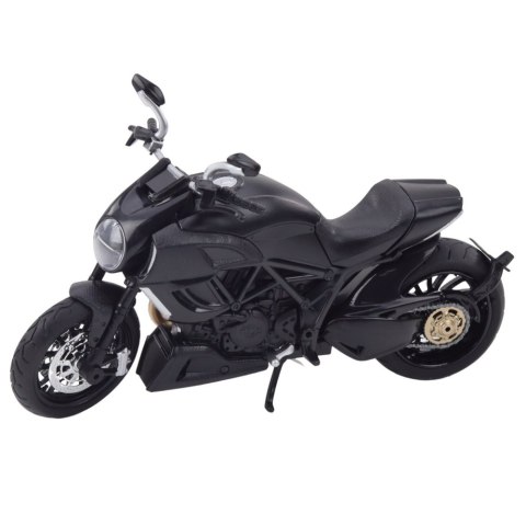 Motocykl Sportowy Metalowy Światła Dźwięki Złote Elementy Czarny 1:12 LEAN Toys Motocykl Sportowy Metalowy Światła Dźwięki Złote Elementy Czarny 1:12 LEAN Toys