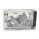 Motocykl Sportowy Metalowy Światła Dźwięki Złote Elementy Czarny 1:12 LEAN Toys