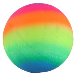 Piłka Plażowa Gumowa Palma Tęczowa Kolorowa 22cm LEAN TOYS