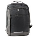 Plecak Biznesowy USB Kieszeń Na Laptopa Czarny 16L 45cm LEAN