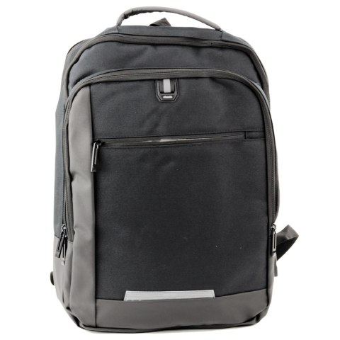 Plecak Biznesowy USB Kieszeń Na Laptopa Czarny 16L 45cm LEAN Plecak Biznesowy USB Kieszeń Na Laptopa Czarny 16L 45cm LEAN