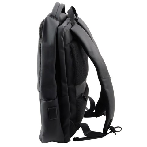Plecak Miejski Biznesowy USB Kieszeń Na Laptopa Czarny 16L 41cm LEAN Plecak Miejski Biznesowy USB Kieszeń Na Laptopa Czarny 16L 41cm LEAN