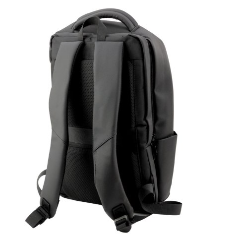 Plecak Miejski Biznesowy USB Kieszeń Na Laptopa Czarny 16L 41cm LEAN Plecak Miejski Biznesowy USB Kieszeń Na Laptopa Czarny 16L 41cm LEAN