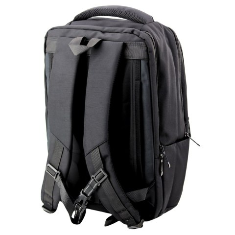 Plecak Miejski Biznesowy USB Pas Piersiowy Czarny 26L 45cm LEAN Plecak Miejski Biznesowy USB Pas Piersiowy Czarny 26L 45cm LEAN