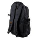 Plecak Miejski Funkcjonalny 9 Kieszeni Czarny 35L 48cm LEAN